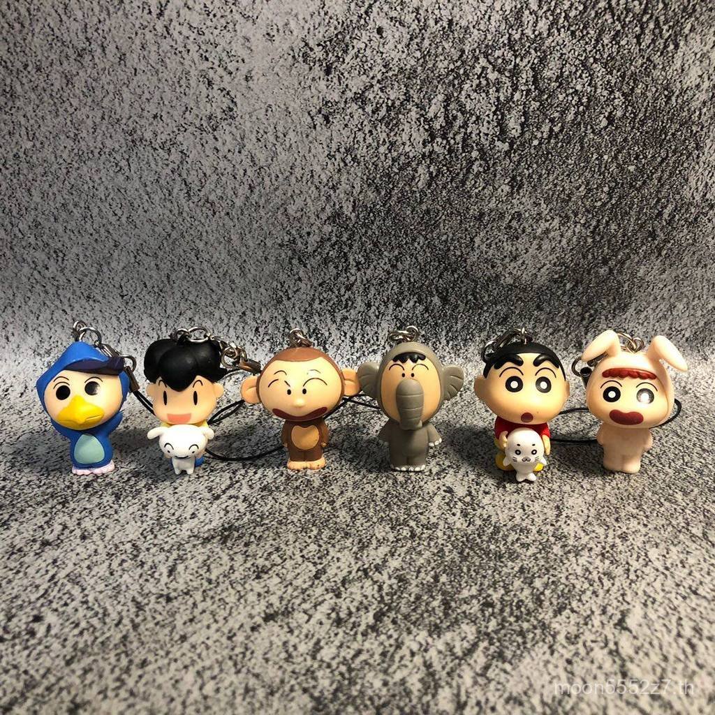 ขายร้อน SUKIYA ญี่ปุ่น SUKIYA Shikiya Crayon Shin-Chan Zoo Kazama Nini จี้ตุ๊กตา 6VAT