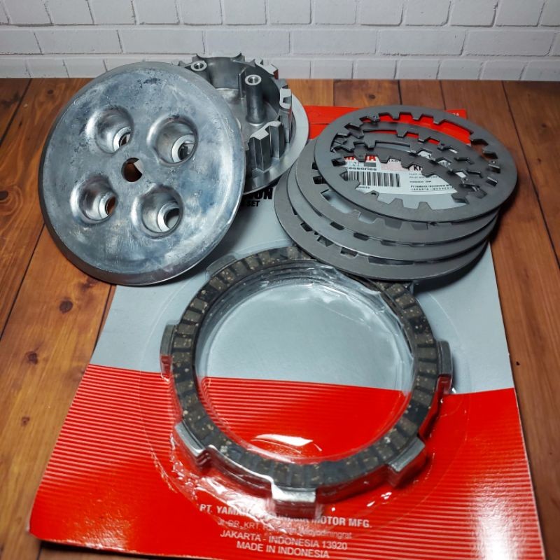 แพ็คเกจ 4 ขาและเพียงพอพร้อมซับคลัตช์และแผ่นเหล็กสําหรับ yamaha fizr force 1 jupiter z vega r new cry