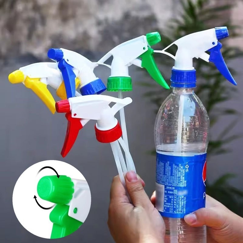 JoyTray หัวฉีดอเนกประสงค์สำหรับขวดเครื่องดื่มพืชสวนในบ้านหัวสปริงเกลอร์พลาสติกแบบแมนนวลนำกลับมาใช้ใหม่ได้ หัวฟ๊อกกี้