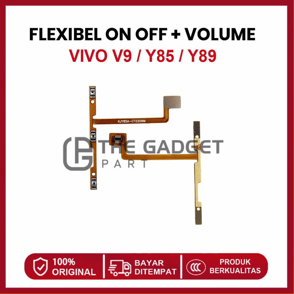 FLEXIBLE ON OFF + VOLUME VIVO V9 / Y85 / Y89 ORIGINAL