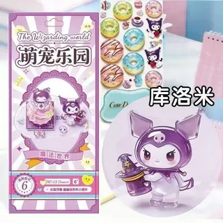 ใหม่สามมิตินูนซ้อนเด็กปริศนาเด็กผู้หญิงสติ๊กเกอร์ DIY ทําด้วยมือตกแต่งคลี่คลาย