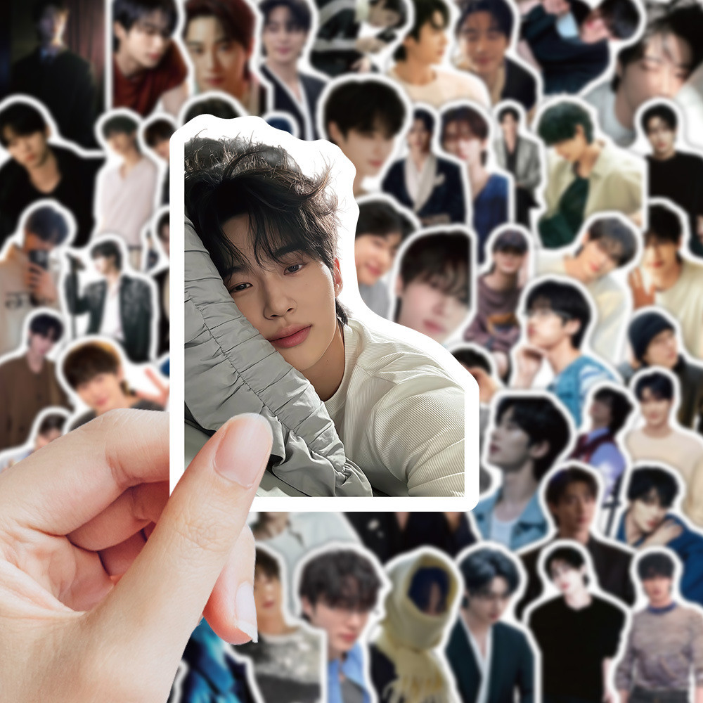 75 ชิ้น Byeon Woo-seok Photo Sticker Pack - สติ๊กเกอร์สะสม K-drama Star สําหรับแล็ปท็อปและไดอารี่