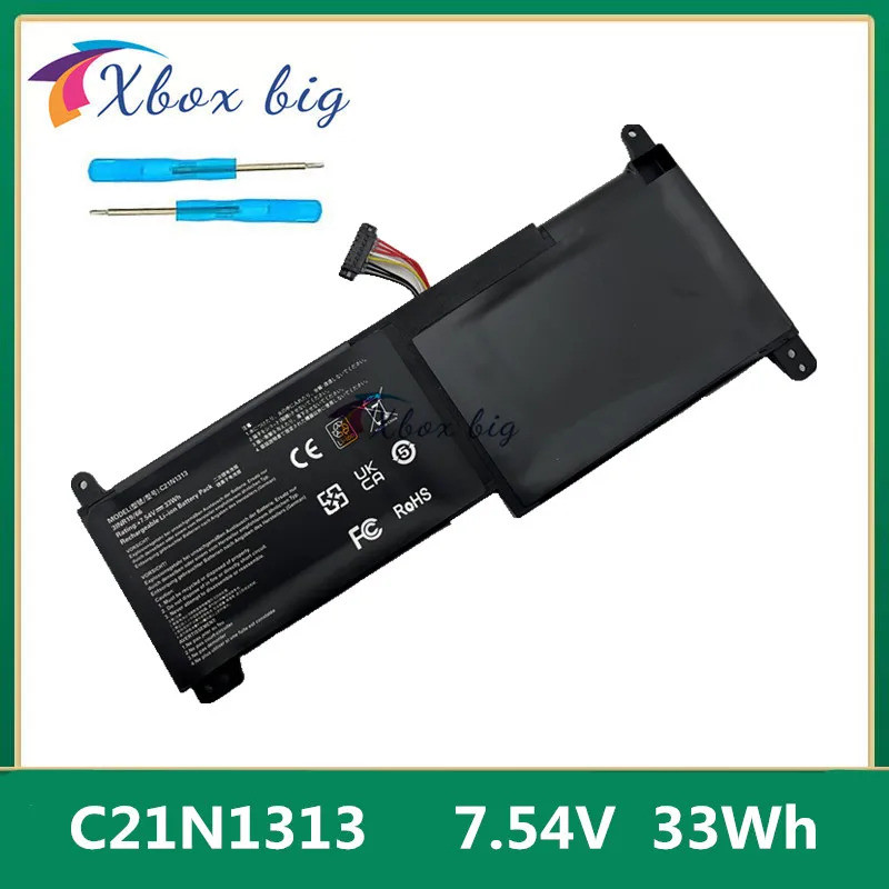 C21N1313 แบตเตอรี่แล็ปท็อปสําหรับ ASUS TX201 TX201L TX201LA แล็ปท็อปและแท็บเล็ตแบตเตอรี่ 7.54V 33Wh