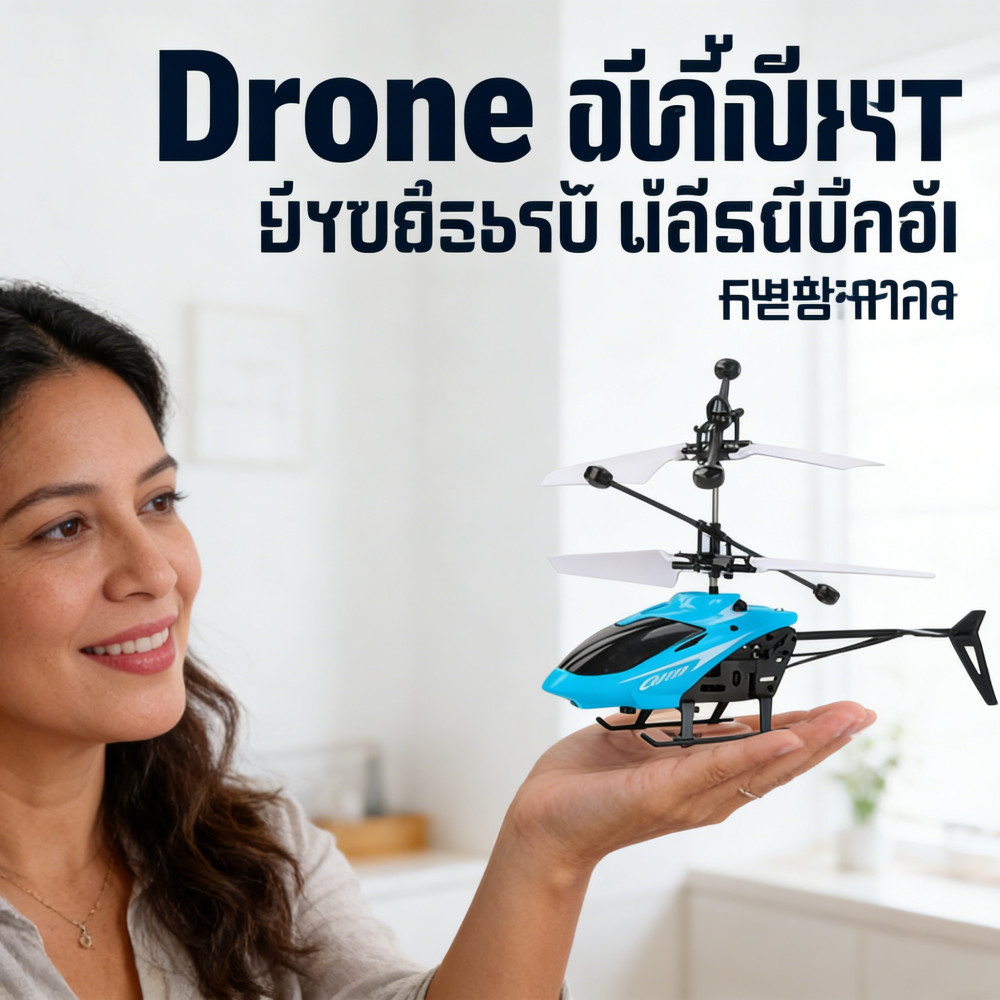เด็กเหนี่ยวนำเฮลิคอปเตอร์ท่าทางในร่มลอย Drone ต้านทานการชาร์จ Drone ของเล่นสำหรับเด็ก