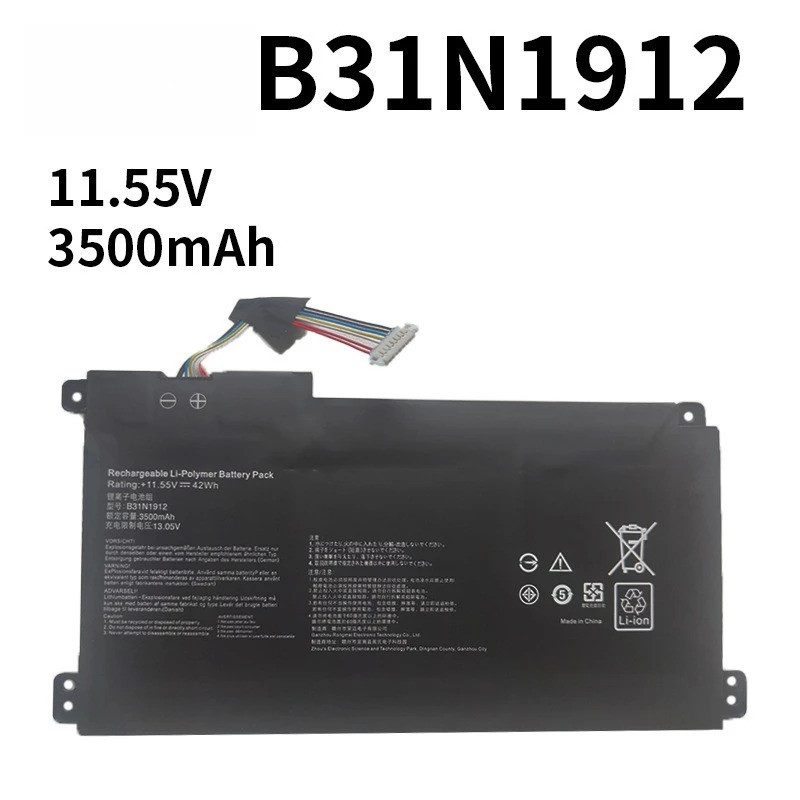 เข้ากันได้กับแบตเตอรี่แล็ปท็อป ASUS B31N1912 E410M E410MA E510M E510MA L410M