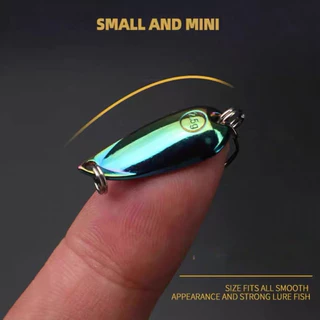 เหยื่อตกปลา สปูน ไมโครสปูน Micro Spoon Lure 3.5g / 5g ตกปลากะพง ช่อน กันเกี่ยวหญ้า