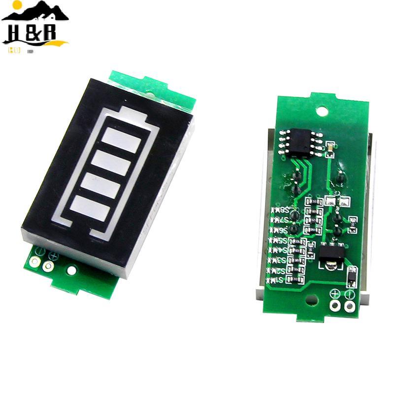 H&B 4.2V จอแสดงผลไฟฟ้ารถแบตเตอรี่เครื่องทดสอบ Li-ion 1-8S 1S/2S/3S/4S เดี่ยว 3.7V เครื่องทดสอบตัวบ่ง