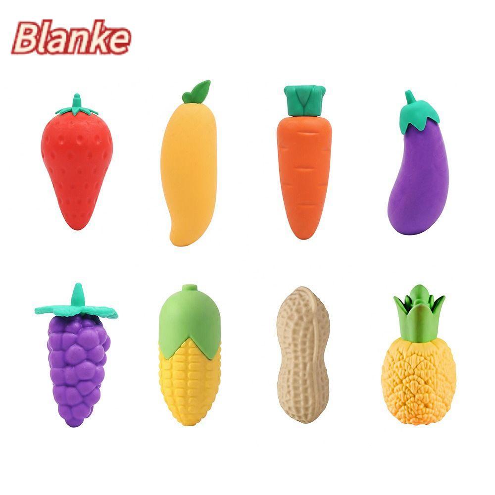 ยางลบดินสอ BLAKE, ยางลบรูปทรงผลไม้ขนาดใหญ่พิเศษ, คุณภาพสูงโดยไม่มีเครื่องหมาย Leaving Pencil Rubber Back To School