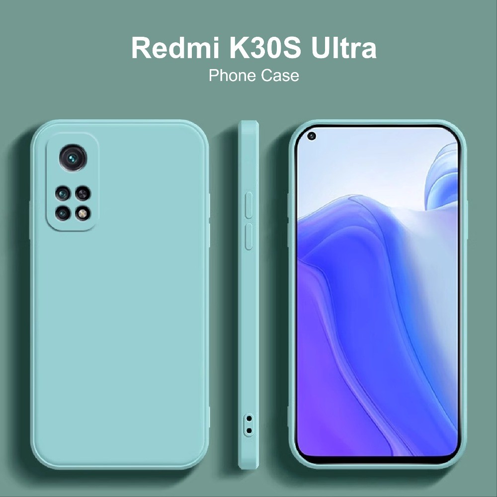 Trend FrontFor Redmi K30S Ultra Fall Protection Silicone Full Case Classic Solid Color Phone Case Co