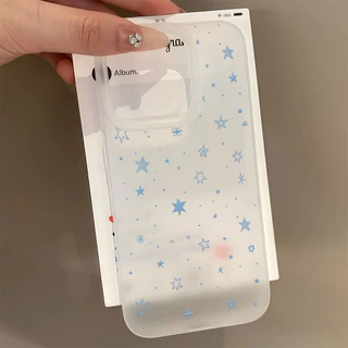 แฟชั่นเต็มหน้าจอดาวน่ารักโปร่งใสเคลือบนุ่ม เคส iPhone 11 13 16 14 12 15 Pro Max 7Plus 15 8 7 14 16 Plus XR XS X Max SE