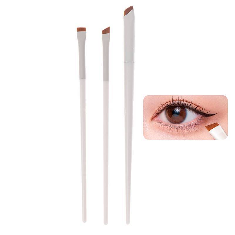 [maybeauty] 1 ชิ้น de Eyeliner Brush แปรงคิ้วแบบพกพา Flat Fine Eye Liner Brow Contour แปรงแต่งหน้าเครื่องมือแต่งหน้า {TH}