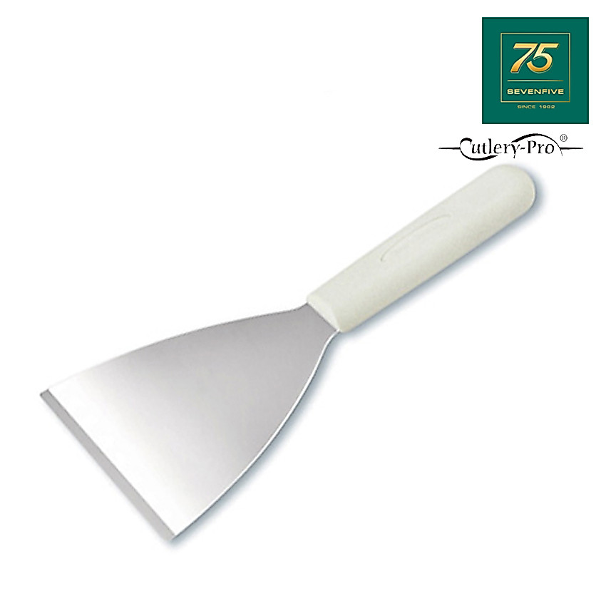 CUTLERY PRO ไม้พาย ไม่พลิกอาหาร SPATULA ด้ามจับสีขาว CTP1-GS-30508-300FS-WH