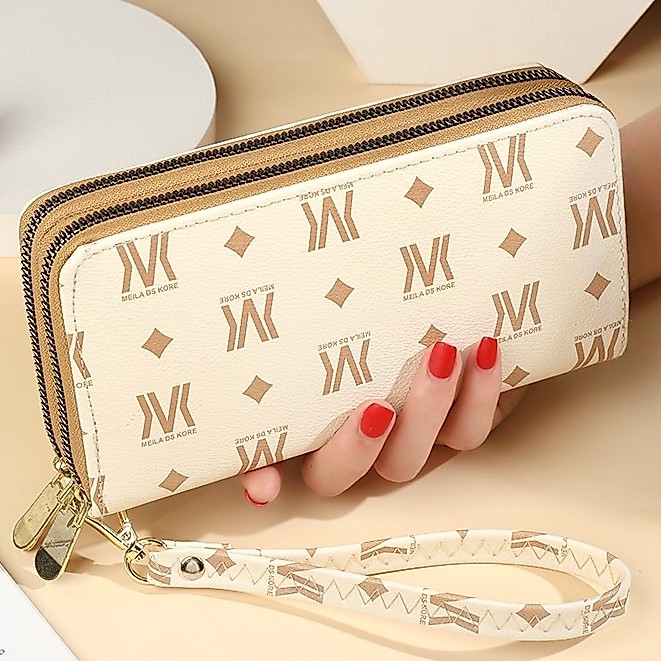 Dompet Panjang Wanita Fashion 2 Zip Women Long Wallet Beg Duit Wanita (W-031)