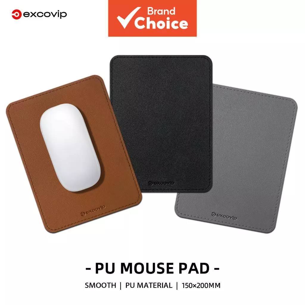 PU หนังมินิแผ่นรองเมาส์ลื่นเย็บขอบ Comfort PC อุปกรณ์เสริมสํานักงาน excovip 15200.2 ซม.