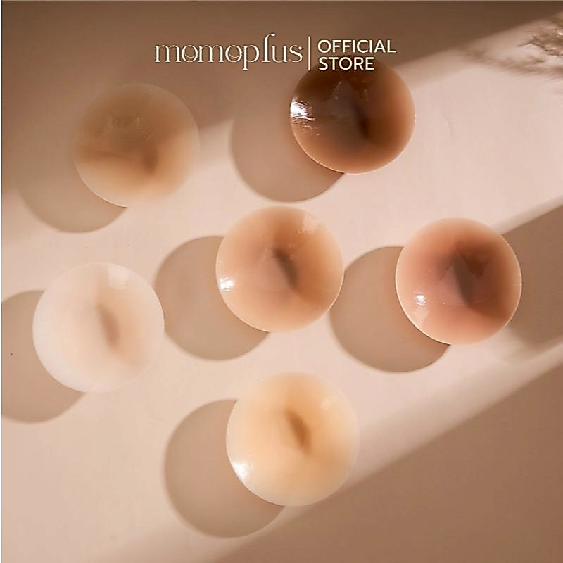 ซื้อ1แถม1!! (กดสั่ง2ชิ้นลดทันที) MOMOPLUS Nipple Cover ซิลิโคนแปะจุก ที่ปิดจุก เนื้อแมท MP001