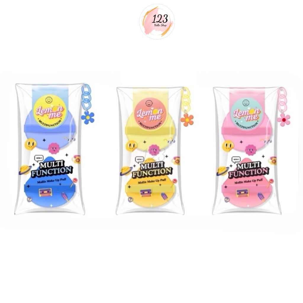 🍋LEMON ME🍋 Make Up Puff Lm1006 (2pcs/pack) พัฟแต่งหน้า ✨