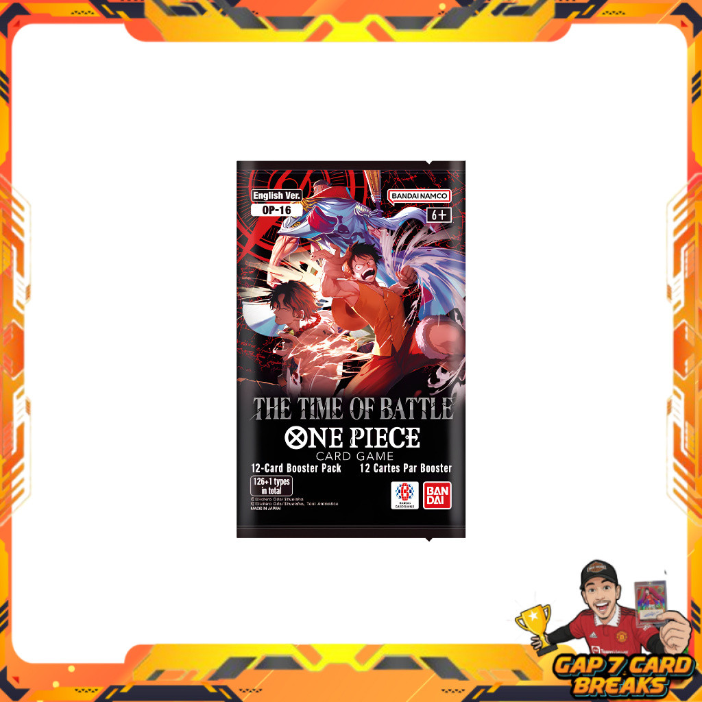 [ 1 ซอง ] O์NE PIECE CARD GAME : [ OP16 ] THE TIME OF BATTLE  BOOSTER PACK (p3)