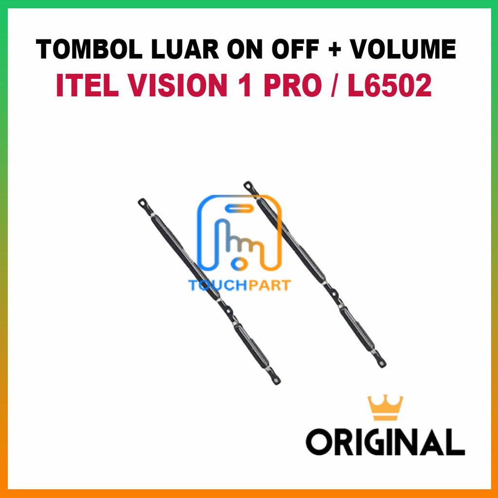 TOMBOL OUTER ปุ่มปิด + ปริมาณ INFINIX ITEL VISION 1 PRO / L6502