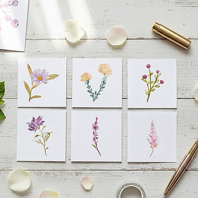 ✨🌷TATTOO ดอกไม้🌷✨แบบ SET ขนาด 6 x 6 cm