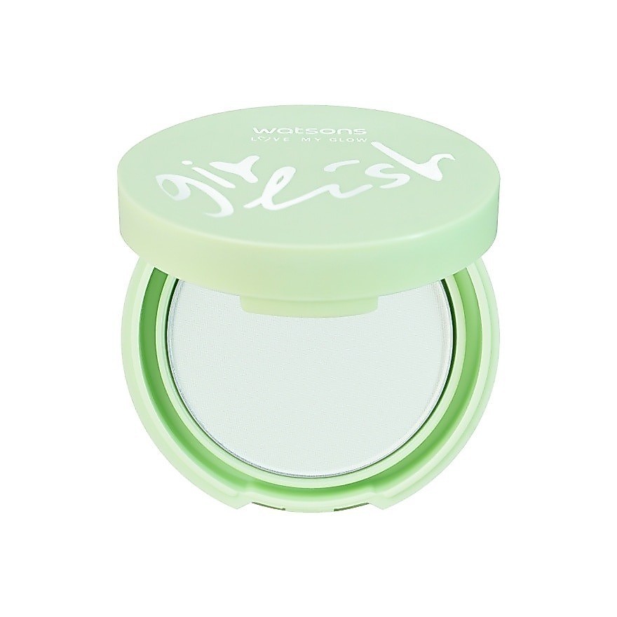 Watsons แป้งอัดแข็ง เนื้อละเอียด เนียนนุ่ม เบา Girlish Anti-Acne Pressed Powder 4.5 กรัม