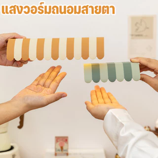โคมผนังเซนเซอร์ โคมกลางคืน ชาร์จด้วย USB วัสดุอะคริลิค ปรับแสงได้ 3 โหมด ดีไซน์รูปทรงชายคาน่ารัก