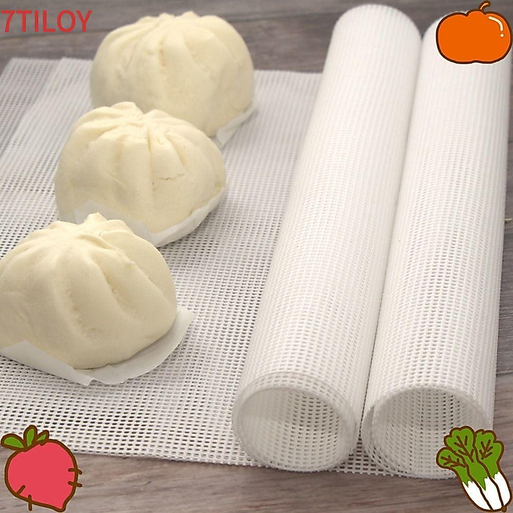 7TILOYSHOP 1 ชิ้น Dehydrator แผ่น,เตาอบอุปกรณ์ครัวซิลิโคน Steamer ตาข่าย Pad,อาหารผลไม้เครื่องเป่า Non-Stick Reusable Baking Mat