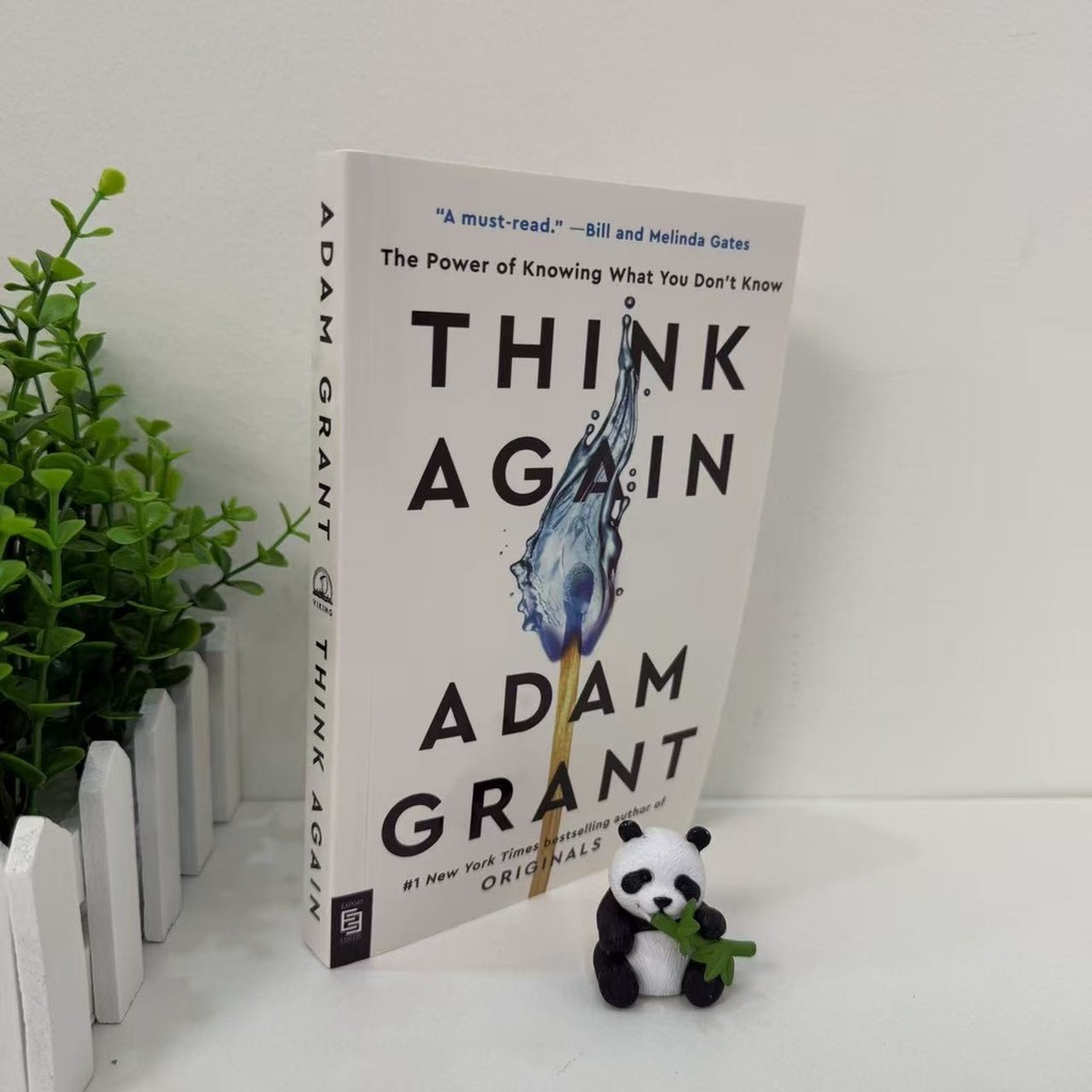 สต็อกพร้อม จัดส่งรวดเร็ว Think Again Think Again เวอร์ชันภาษาอังกฤษ26560627
