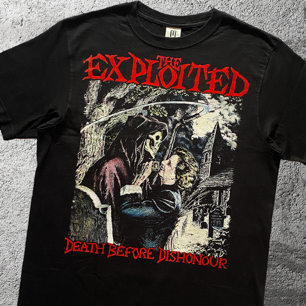 เสื้อยืดวงเฉพาะ - DEATH BEFORE DISHONOUR NORTH AMERICAN TOUR 87