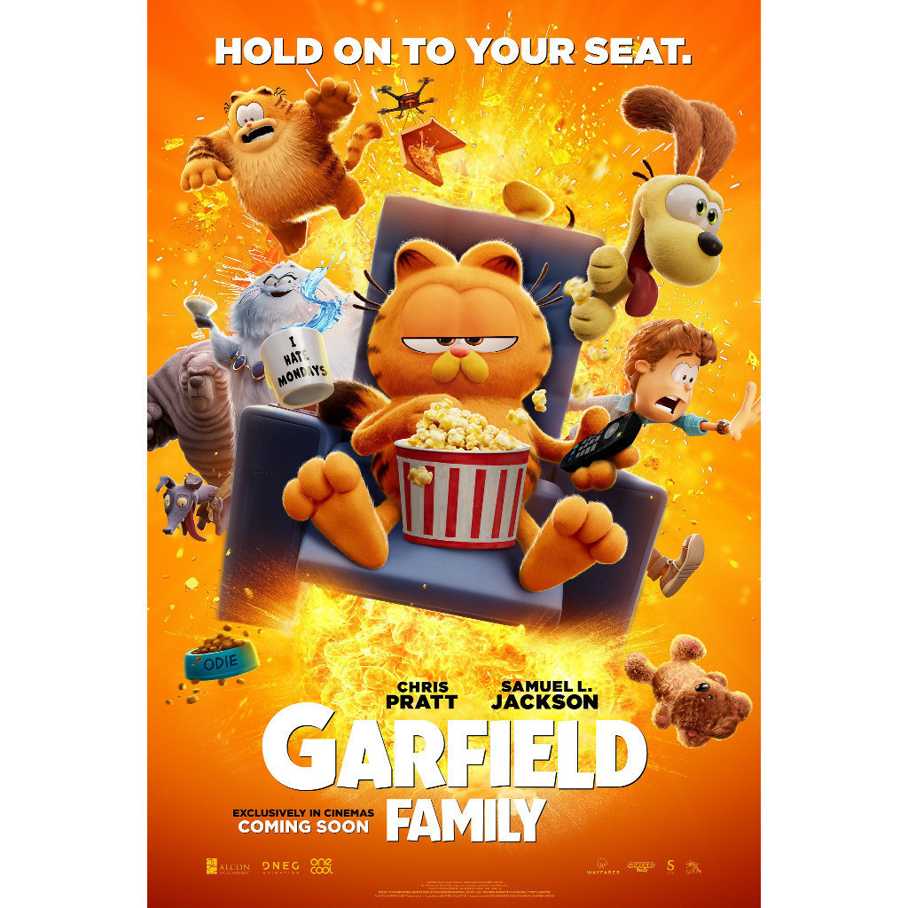 [ภาษาอังกฤษ] Blu-ray HD Movie 4K UHD 1080P The Garfield Movie
