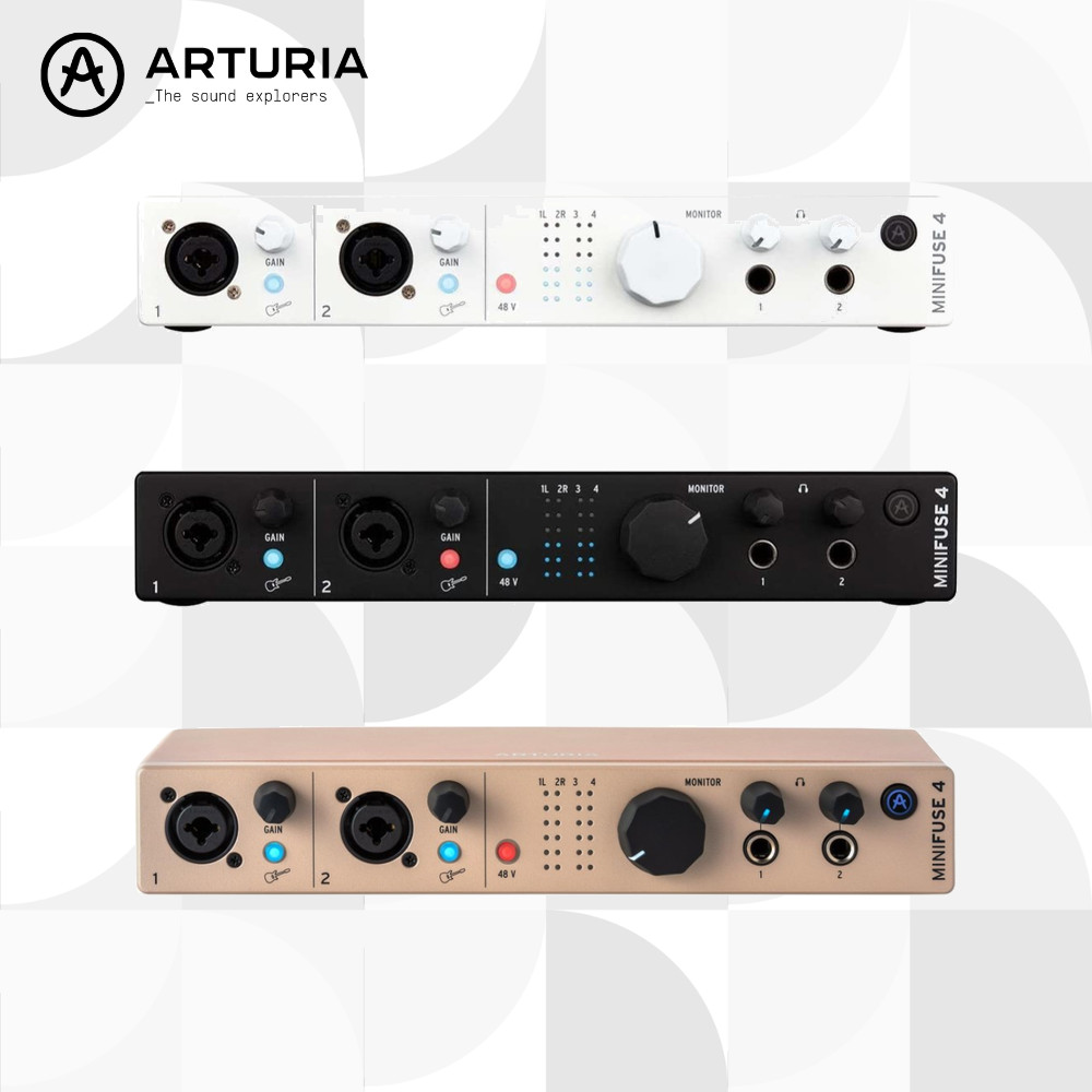 ARTURIA MiniFuse 4 Audio MIDI Interface อินเตอร์เฟสออดิโอ MIDI【ส่งตรงจากญี่ปุ่น】