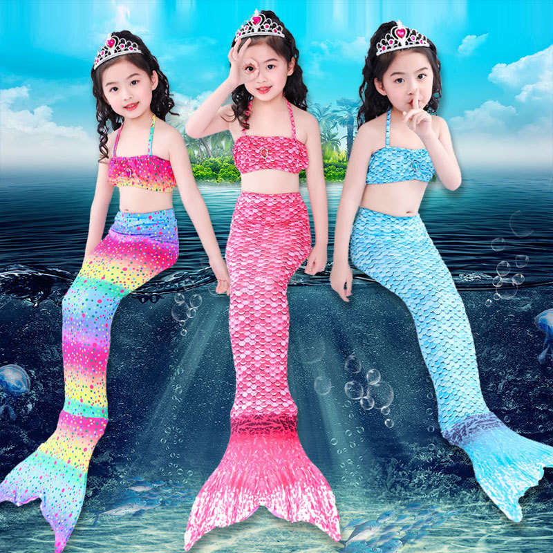 เด็กผู้หญิง MPRQ ชุดเจ้าหญิงเครื่องแต่งกายสูทชุดว่ายน้ําฤด รูปที่ 4