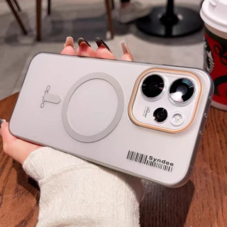ปลอก Matte สําหรับ Oppo Reno 16 Pro 5G Reno16F / Reno16Pro / Reno16 5G เคสโทรศัพท์แม่เหล็ก ไร้สายชาร์จ 061