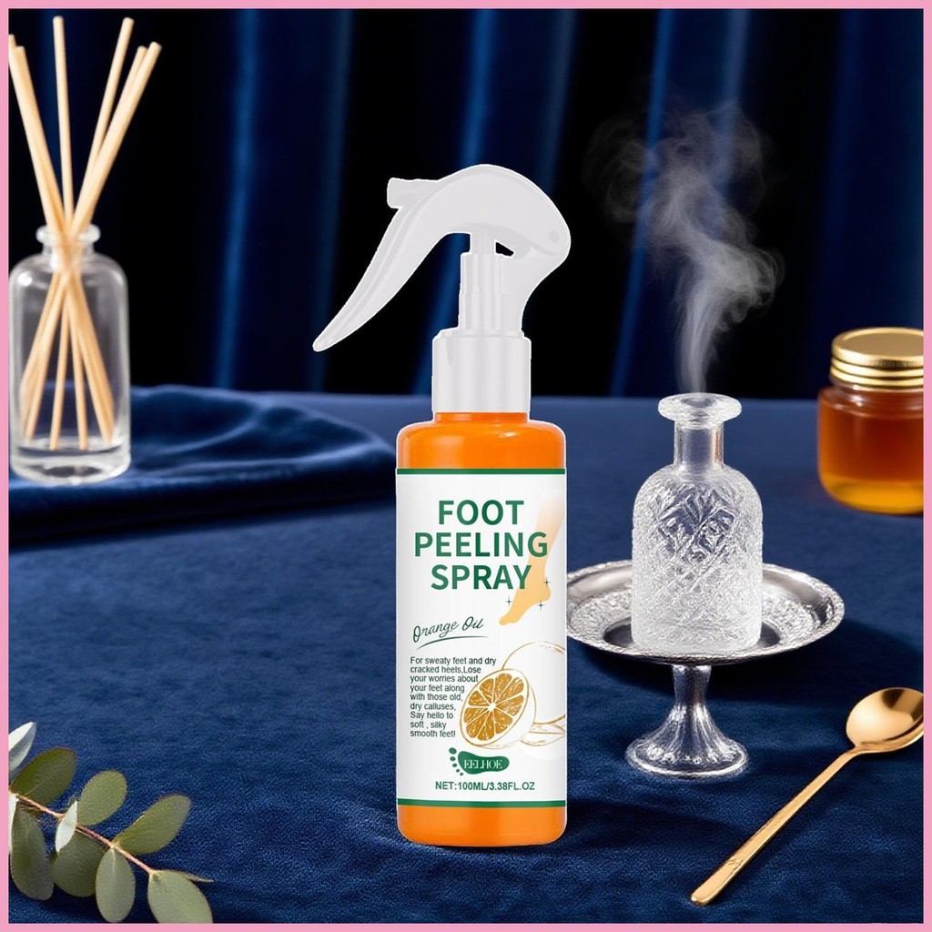 เท้าลอกเท้าแตก 100ML Moisturizing Pedicure Solution สําหรับข้าวโพดแห้ง Cracked Heel Travel Professio