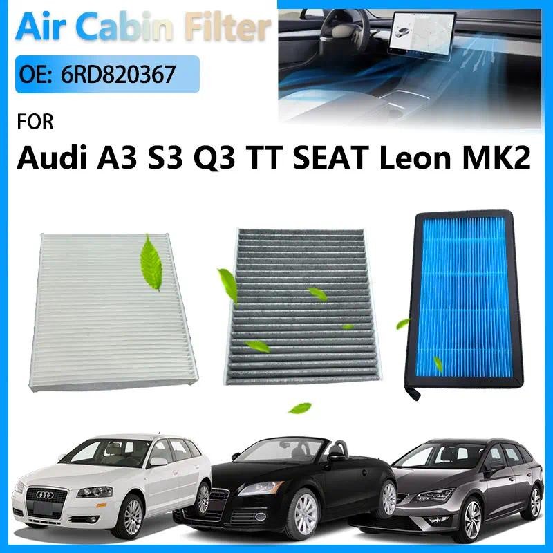 6RD820367 375461234083 เครื่องปรับอากาศกรองสําหรับ Audi A3 S3 Sportback Q3 8U TT 8J ที่นั่ง Leon Mk2