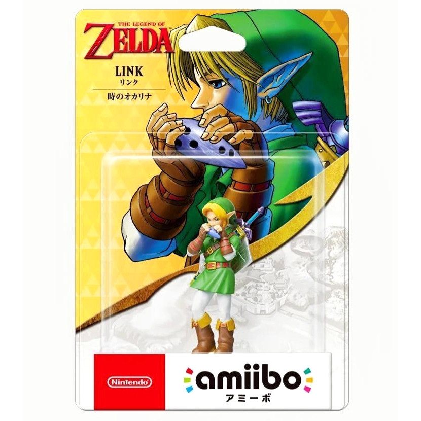 Amiibo The Legend of Zelda - Link Ocarina of Time Action Figure ของเล่น