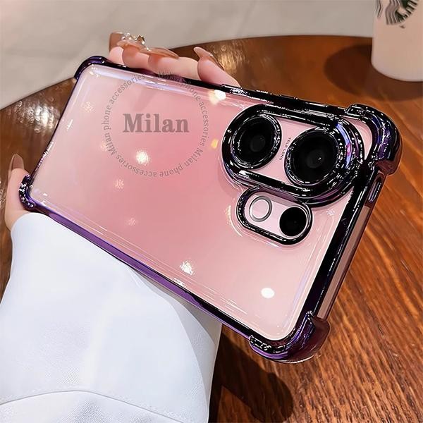เคส Vivo V60 เคส Vivo V60 Lite เคสใส วัสดุเจลลี่นิ่ม กันกระแทก พร้อมฝาปิดเลนส์กล้อง มุมหนา เคสโทรศัพท์มือถือสุดหรู - รูปที่ 6