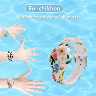 สร้อยข้อมือ AirTag กันน้ําสําหรับเด็ก, สายรัดข้อมือซ่อนสําหรับ AirTag, ที่วางซิลิโคน AirTag สําหรับเด็กวัยหัดเดิน, การออกแบบถัก Secure Anti-Lost (สีฟ้า,Matcha)