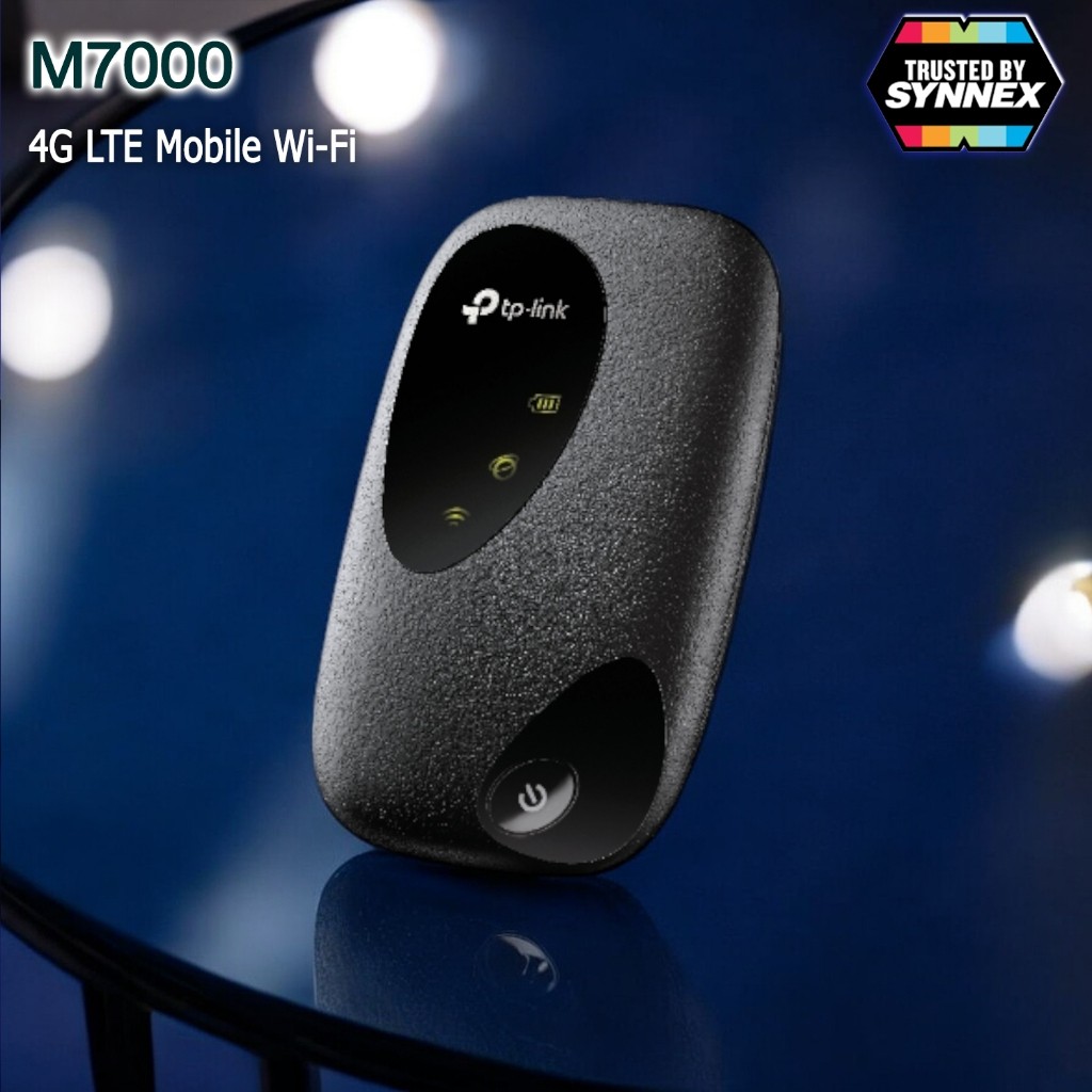 TPlink M7000 4GLTE Mobile Wi-Fi  แบต 2000 mAh 8 ชั่วโมง สูงสุด 10 อุปกรณ์พร้อมกัน