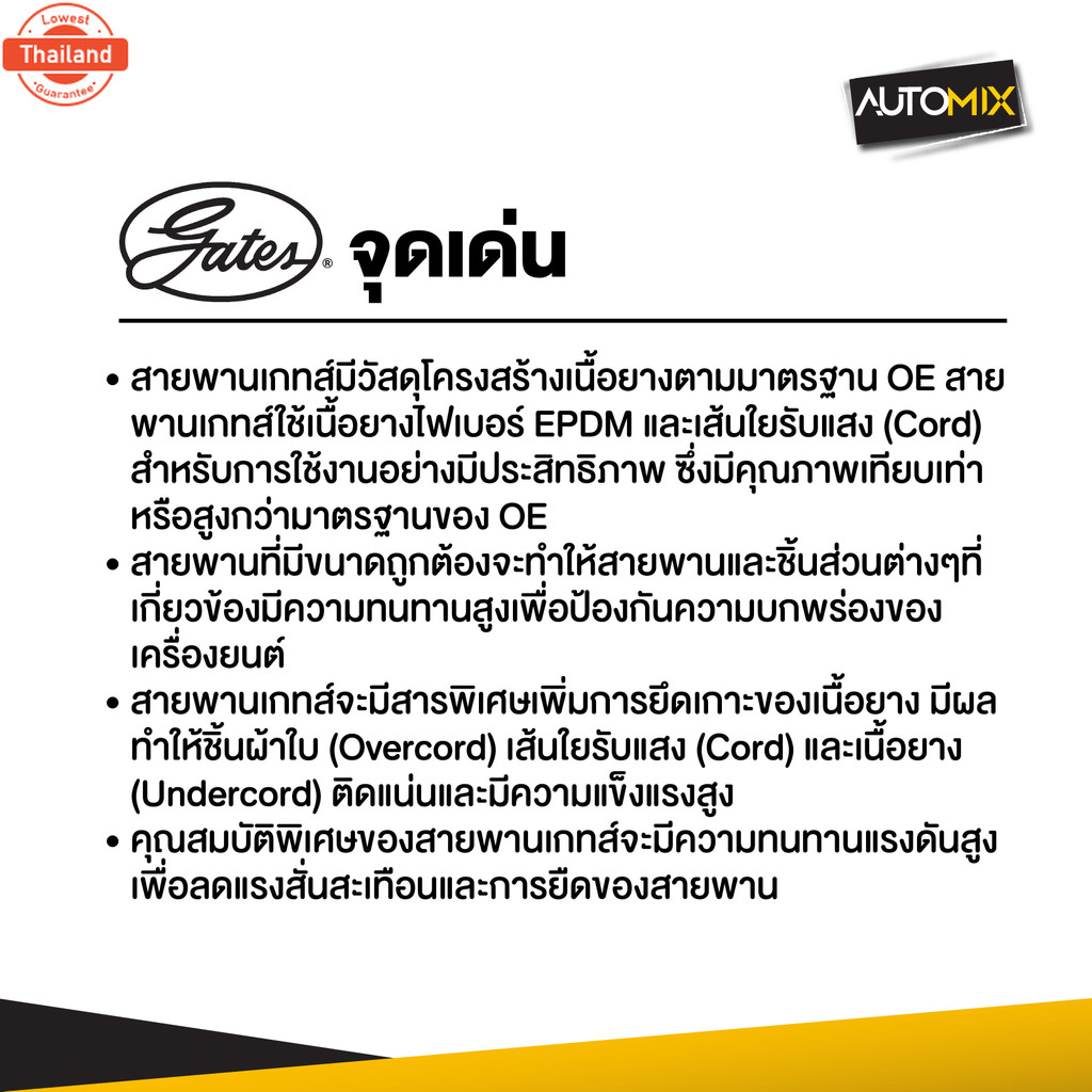 สายพาน PIAGGIO LXV150/PRIMAVRA150/SPRINT 150/GTS150 POWERLINK SCOOTER BELT สายพานมอเตอร์ไซค์ อะไหล่ม