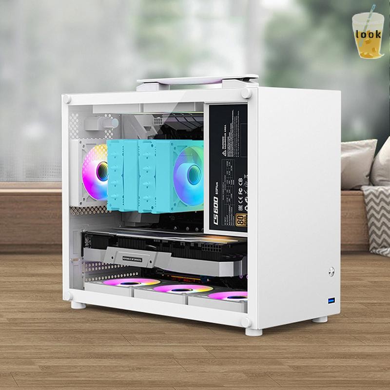 [LO] การแปลเคสคอมพิวเตอร์สําหรับเล่นเกมพร้อมที่จับระบายความร้อน PC Tower สําหรับเมนบอร์ด M-ATX/ITX U