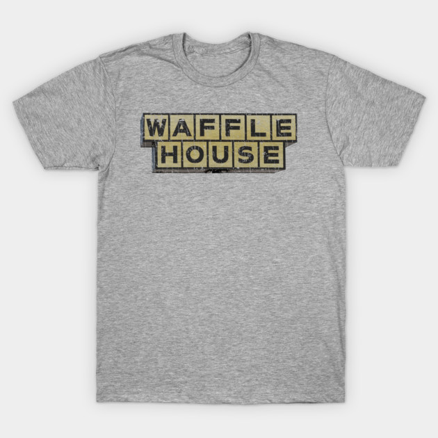 เสื้อยืด Vintage Vintage - Waffle House 1955 T-Shirt แท้ Cotton 100% ไม่ย้วย  ผ้านุ่ม สีพื้น