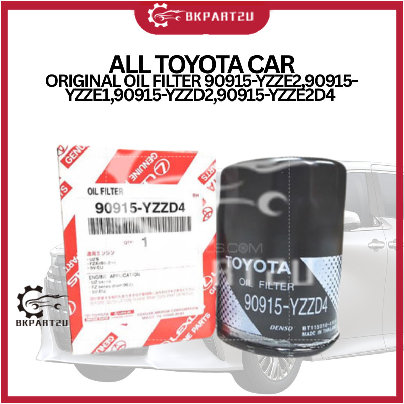 กรองน้ํามันเครื่องโตโยต้า 90915-YZZE2,90915-YZZE1,90915-YZZD2,90915-YZZE2D4 ALL TOYOTA CAR