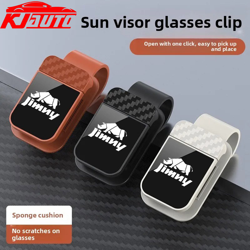 Suzuki Jimny รถแว่นตาคลิป Sun Visor แว่นตากันแดด & ใบเสร็จรับเงินสําหรับ Jimny JB23 JB33 JB43 JB53 JB64W JB74W อุปกรณ์ตกแต่งภายใน
