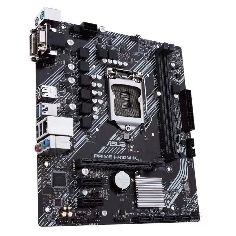 คอมพิวเตอร์ตั้งโต๊ะ Asus PRIME H410M-K สำหรับเล่นเกม บอร์ดขนาดเล็ก LGA1200 รองรับ CPU เจนเนอเรชั่นที