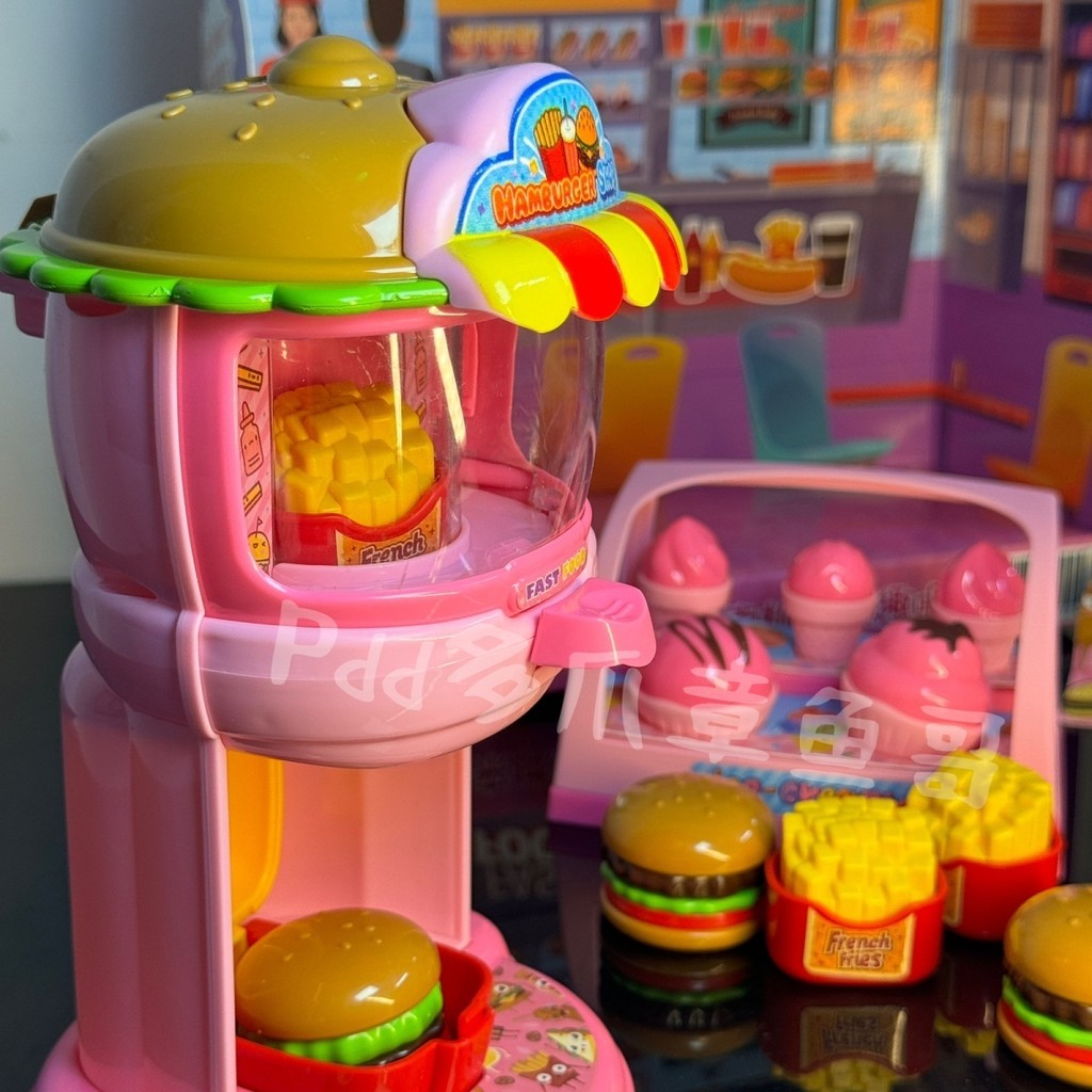 DIY Burger Machine Girl Play House จําลองไอศกรีมของเล่น Multigrain Model