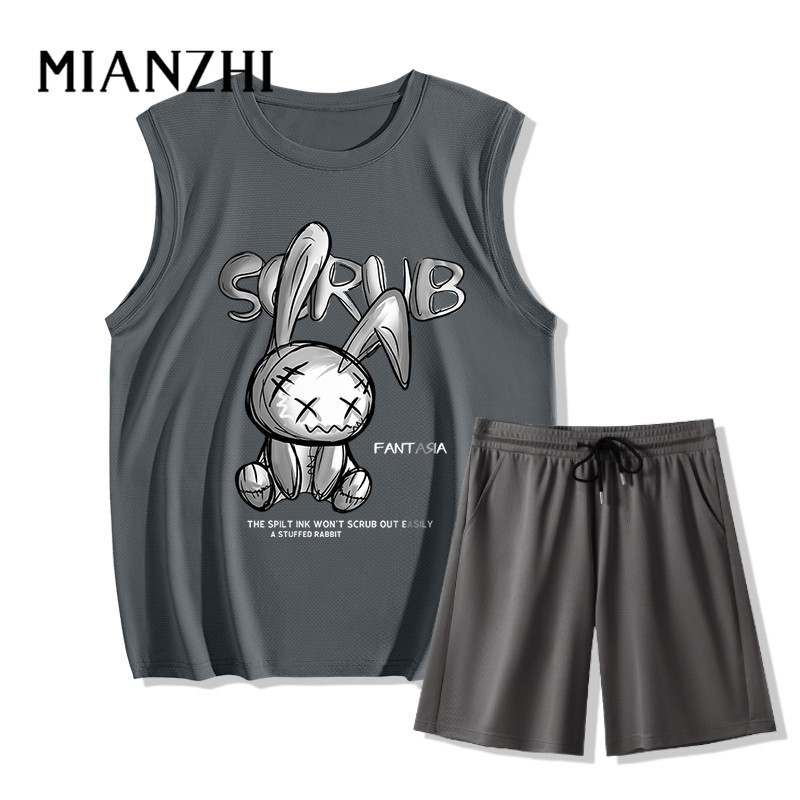 MIANZHI 【🔥เสื้อ🔥=สองชิ้น】เสื้อกล้ามตาข่ายระบายอากาศ UPF50+ ผ้ากันUV ≥95% แห้งไว ใส่เล่นกีฬาได้ทุกชนิ