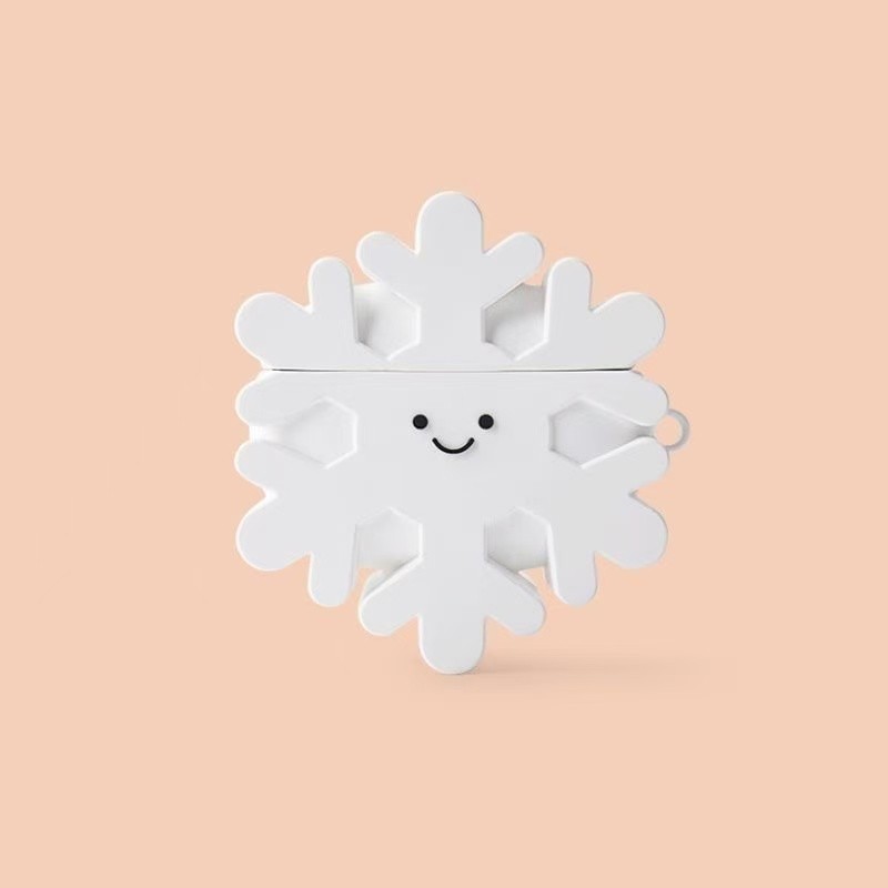 สําหรับ GOOJODOQ J201 J206 เคส Case เคสหูฟังสร้างสรรค์เกล็ดหิมะน่ารัก