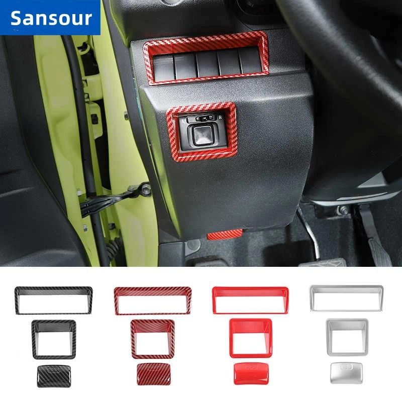 ฝาครอบตกแต่งปุ่มปรับกระจกมองหลังรถยนต์สําหรับ Suzuki Jimny 2019+ Accessoriesauto parts ของแต่งรถ