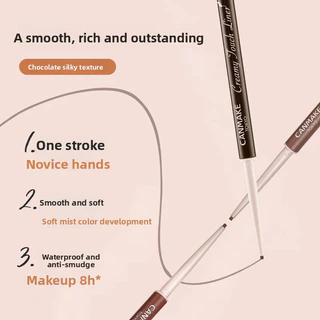 Eyeliner Gel Pen มีความบางมากทนทานกันน้ําเหงื่อและสามารถตัด Younger Girls Eyeliner Pen Novice Not Faint และ Dye Eyeliner Gel Pen