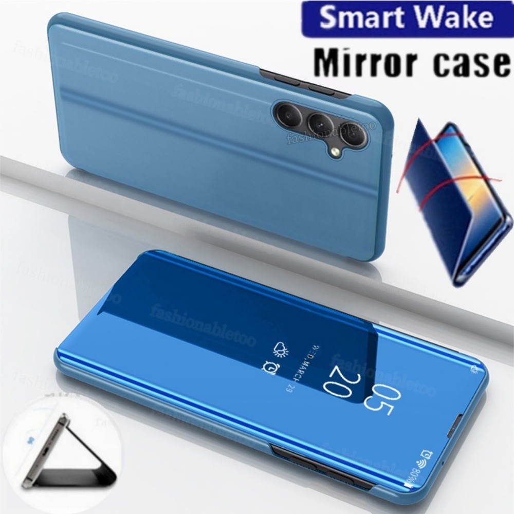 SAMSUNG สําหรับSamsungA17 5Gสมาร์ทกระจกเคสโทรศัพท์สําหรับSamsung Galaxy A07 LTE A17 A27 A37 A57 07 A